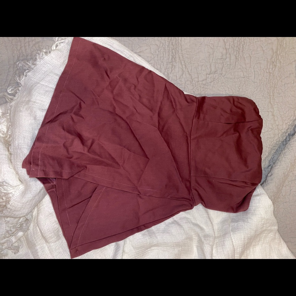 Maybe strapless romper